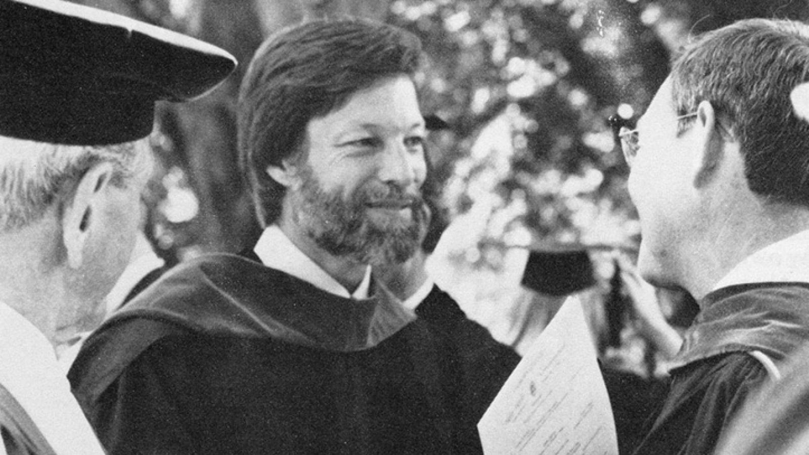 Richard Chamberlain at commencement