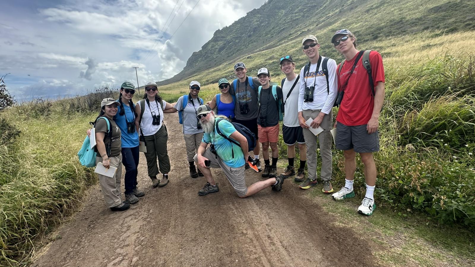 BIOL133 students in Oahu, HI