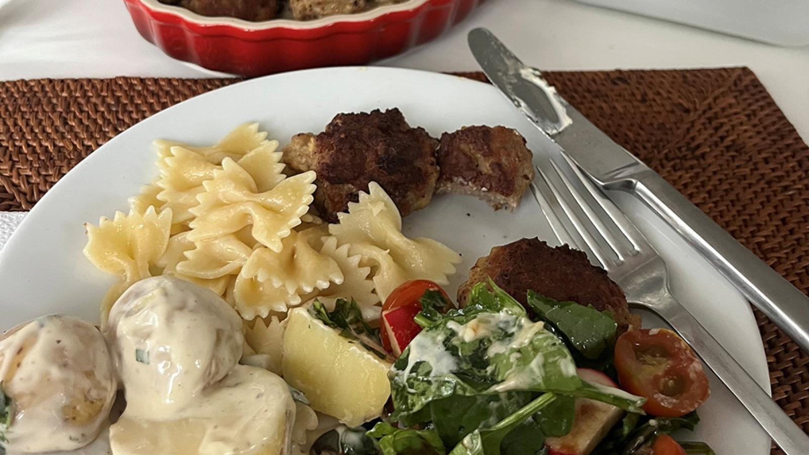 Danish pork meatballs