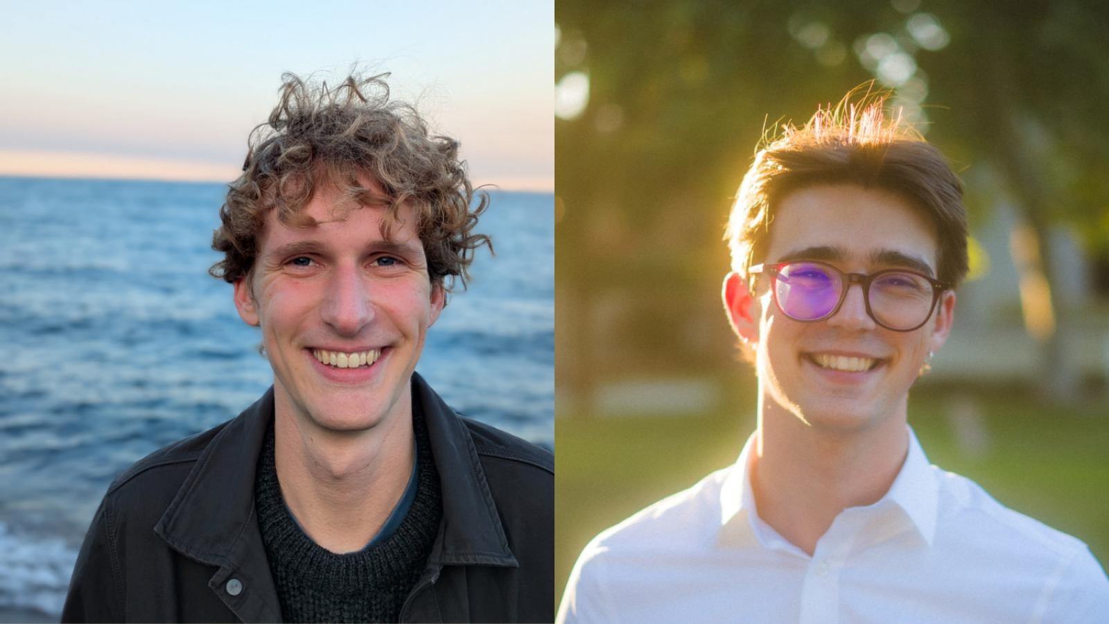 Haakon Pihlaja ’25 and Gabriel Schuhl ’25