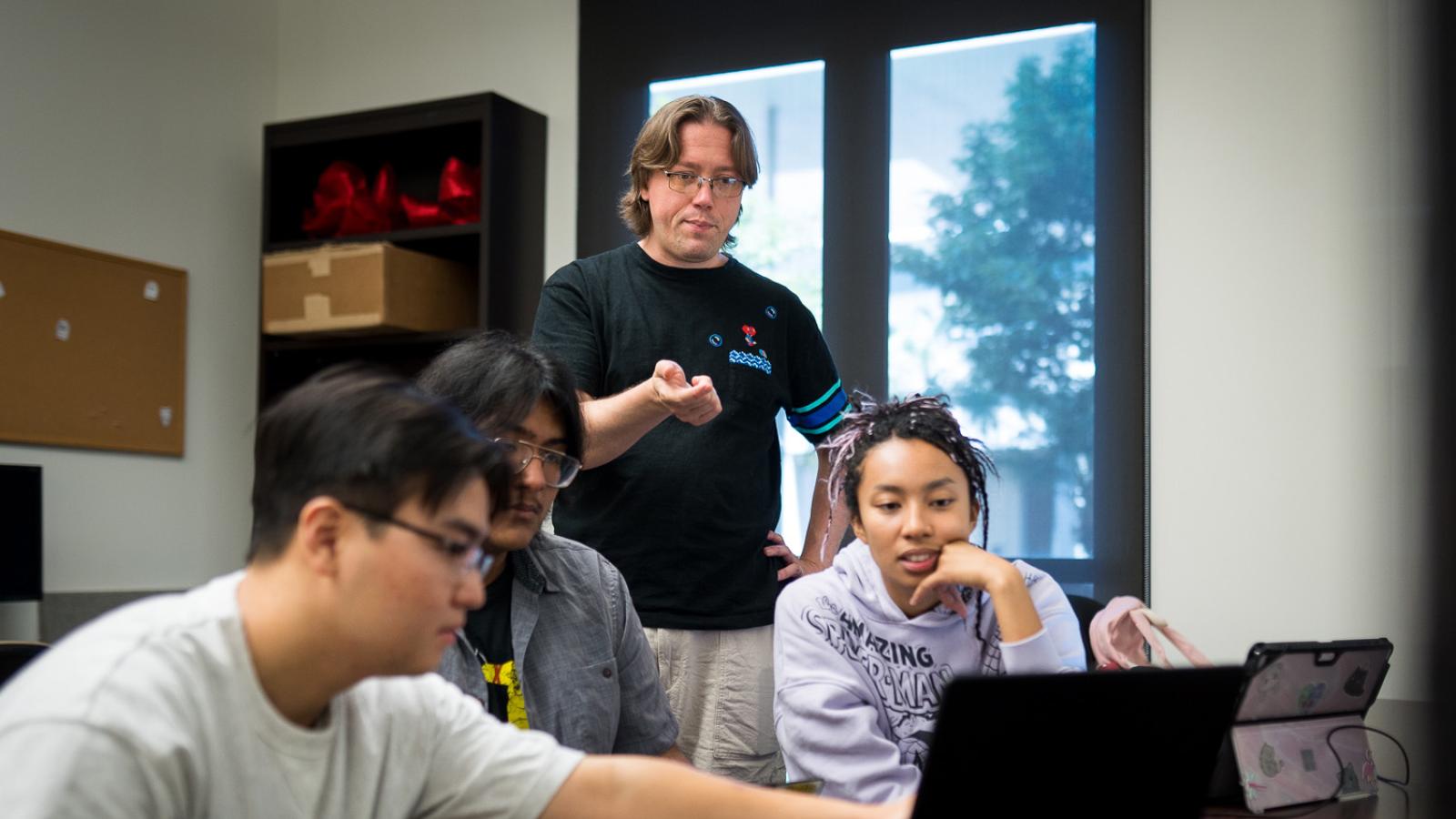 Professor Joseph Osborn and Summer Undergraduate Research Program (SURP) students