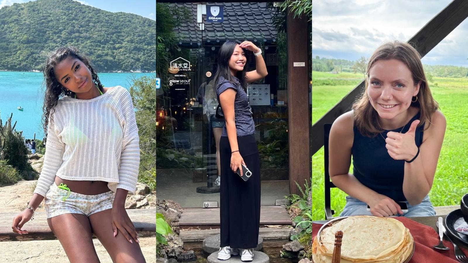 Zena Almeida-Warwin ’28, Dannhi Nguyen ’27 and Jonna Sobeloff-Gittes ’25