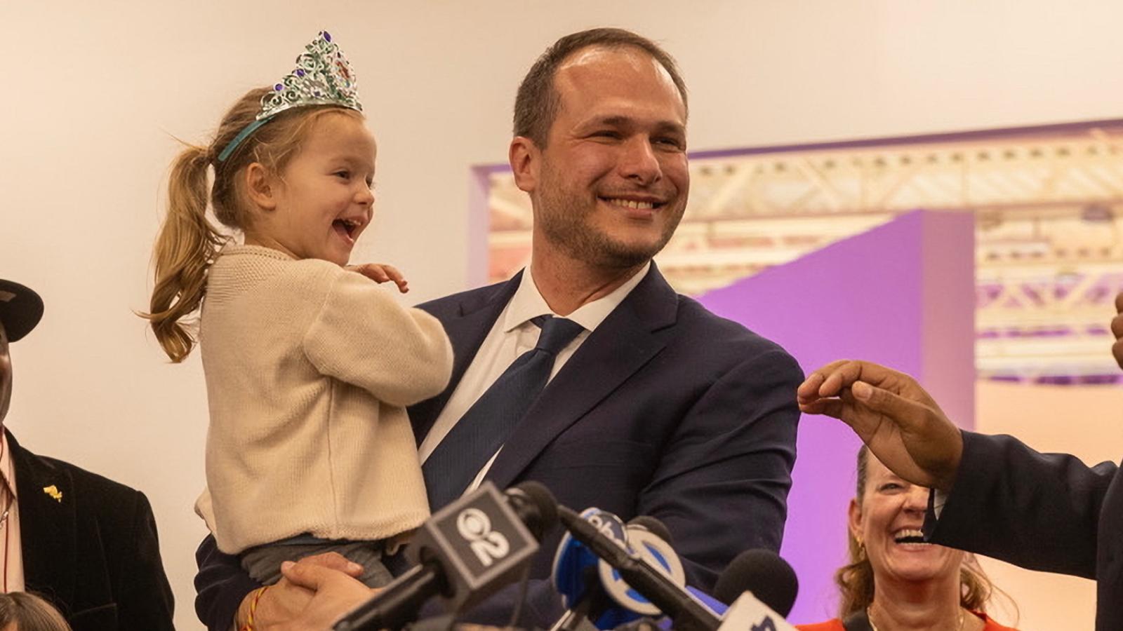 James Solomon and daughter