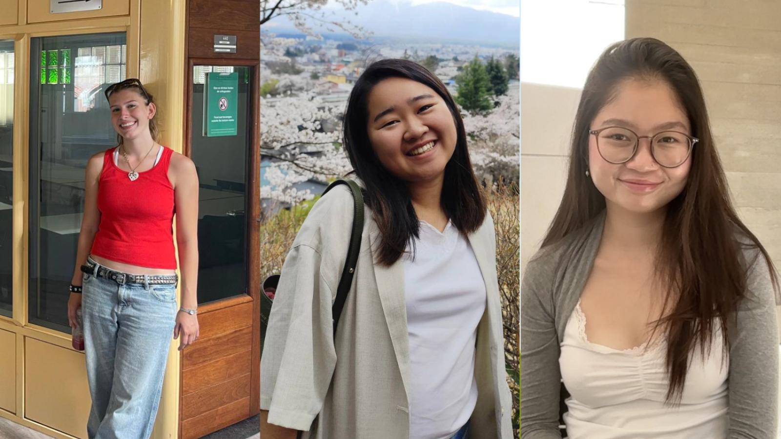 Adelina Grotenhuis, Miyu Owada and Nhi Nguyen