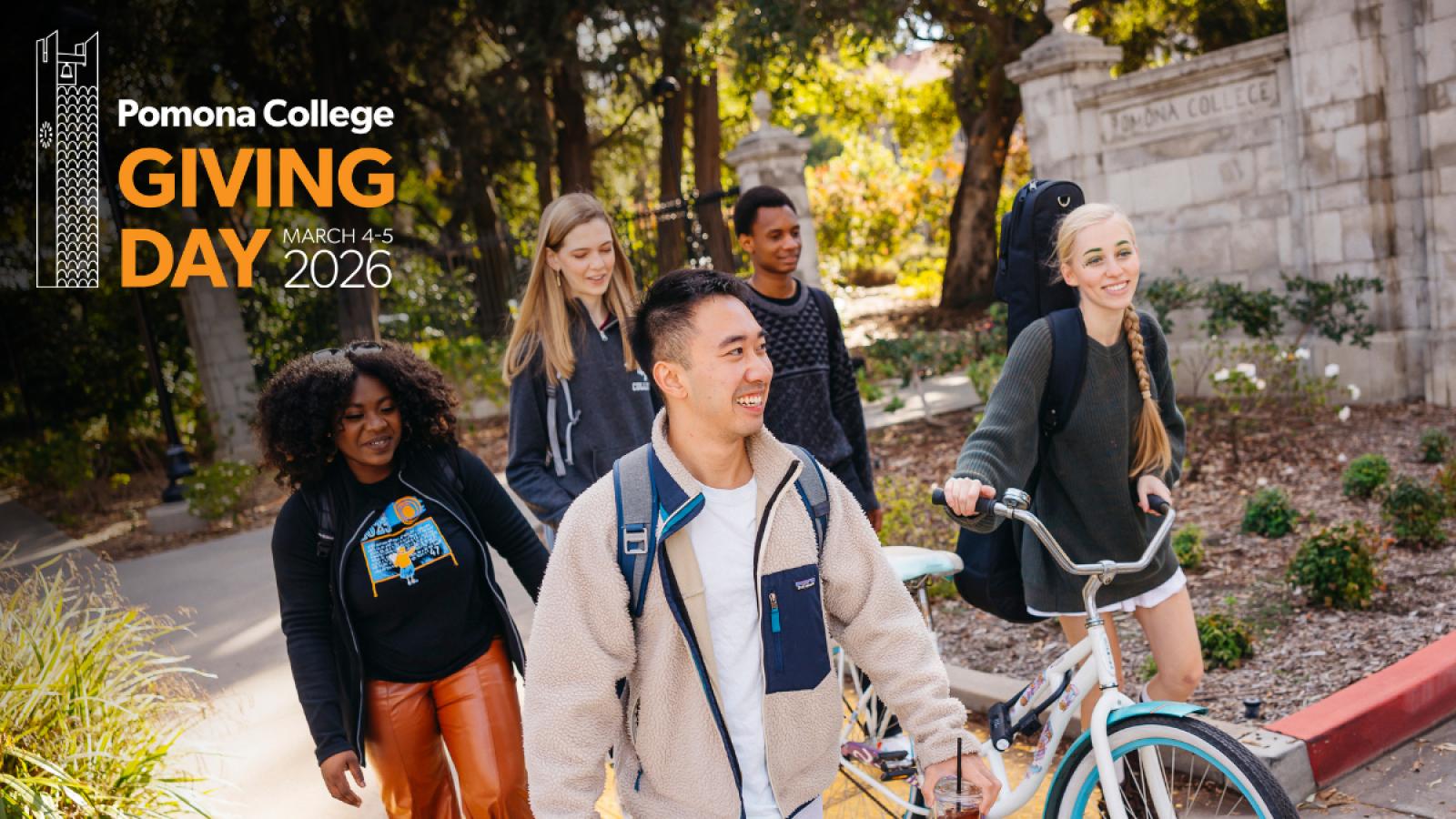 Giving Day image with students