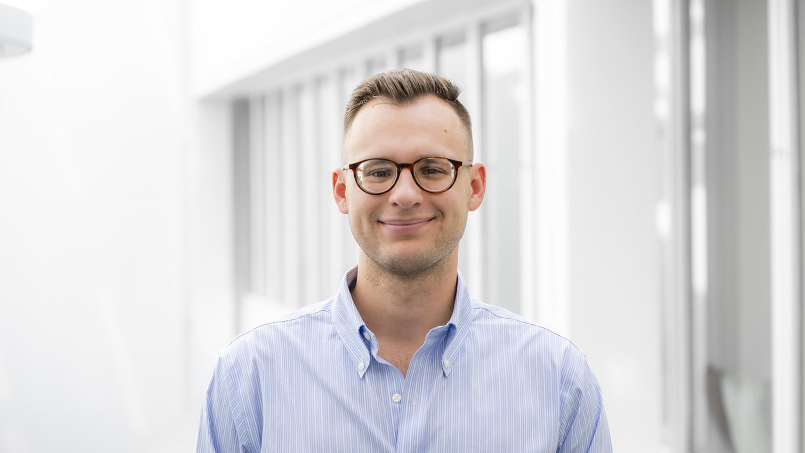 Outdoor portrait of Kamil Lungu