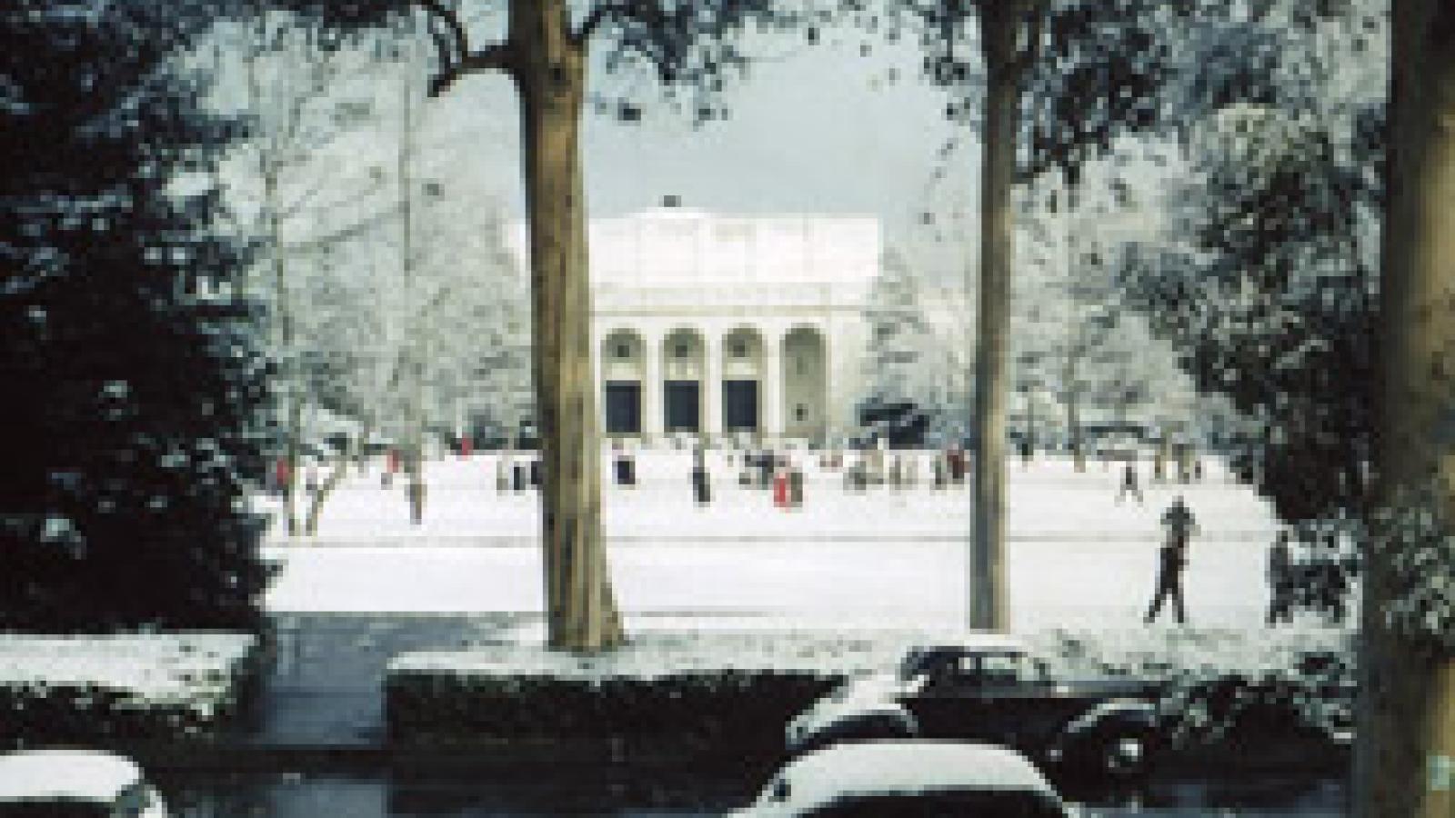 Marston Quad with Snow