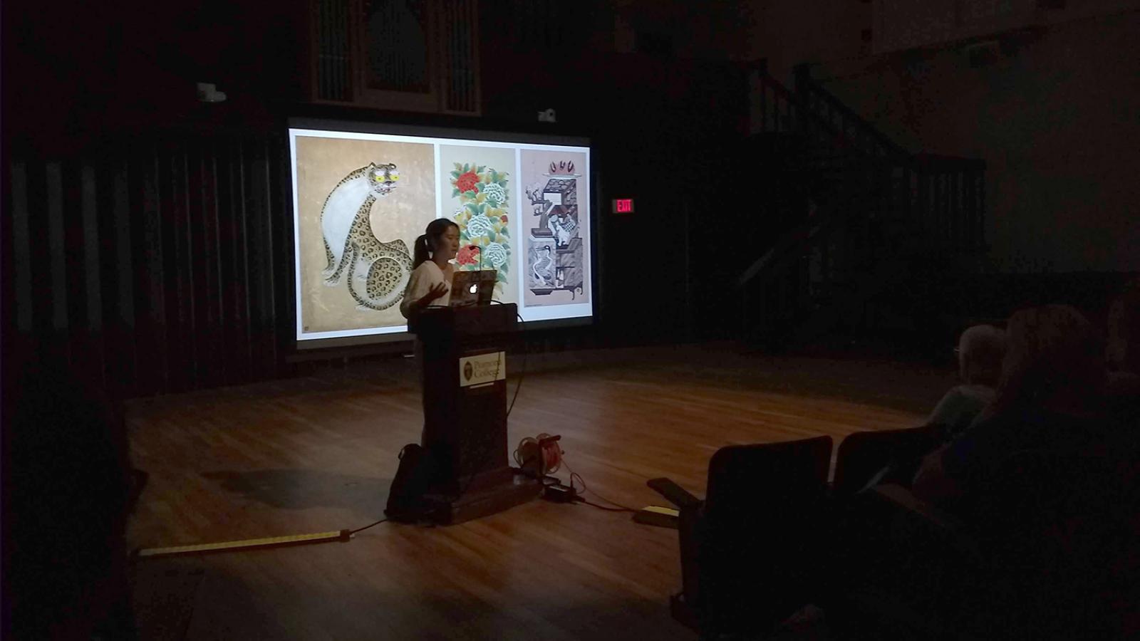 Nicole Choi gives talk to The Rembrandt Club members