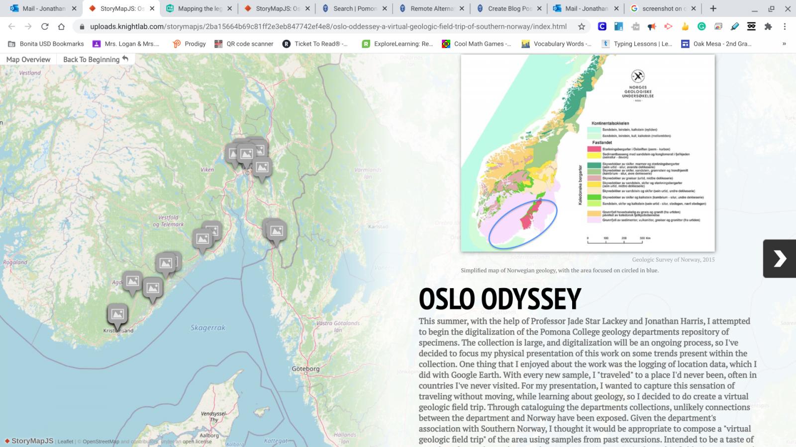 Oslo Story map image