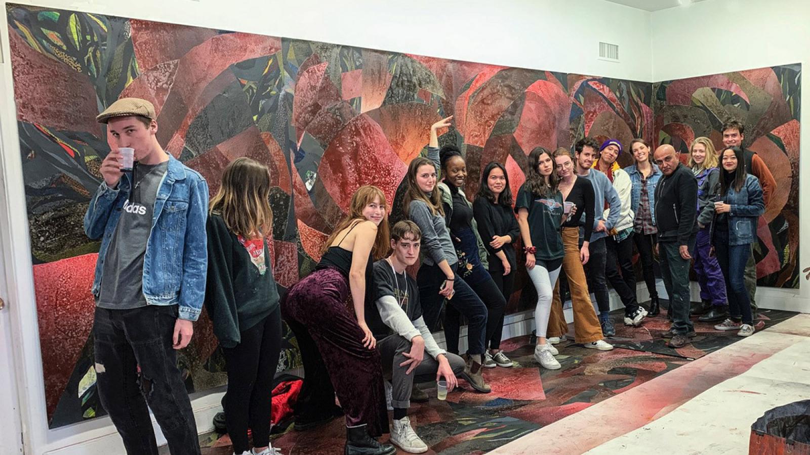 Group Photo of Art 111 students