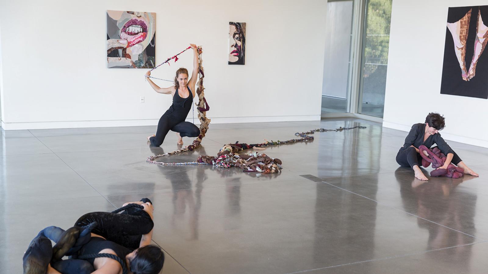 Sara Arthur-Paratley, Six, dance performance with Cassie Wang and Sophie Zagerman