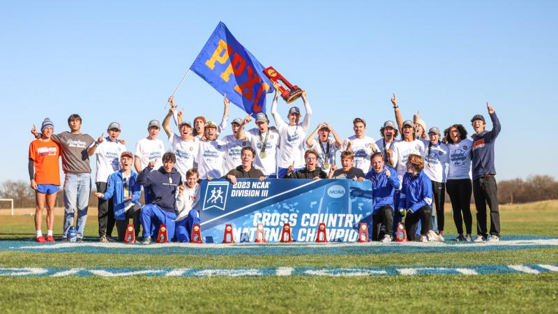 In the fall, the Sagehen men’s cross country team captured the 2023 National Championship in Carlisle, Pennsylvania.