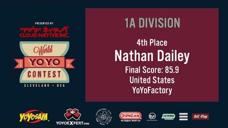 2019World Final 1A 04 Nathan Dailey WORLD YOYO CONTEST 2019 Presented by Cloud Native Inc WYYC2019