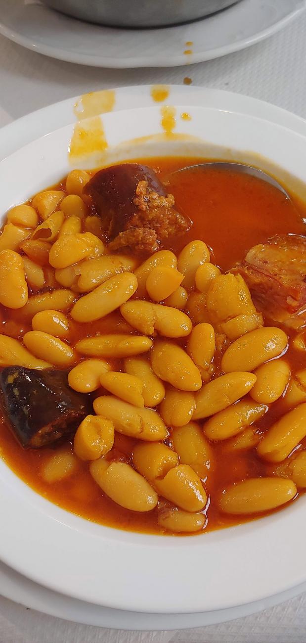 Asturian fabada - by far Frey’s favorite Spanish dish