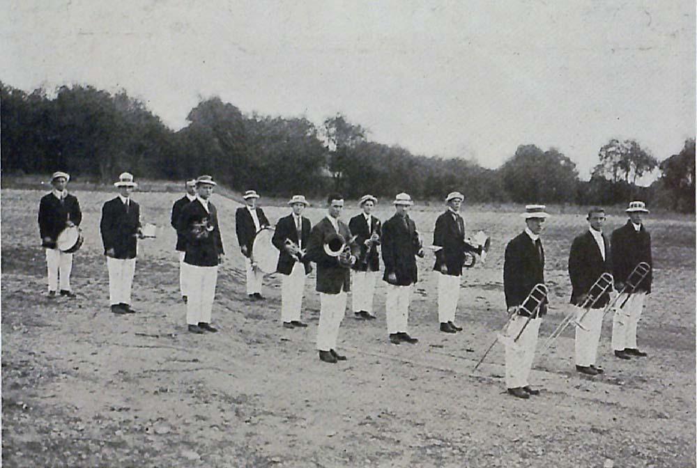 The Pomona College Band - 1914