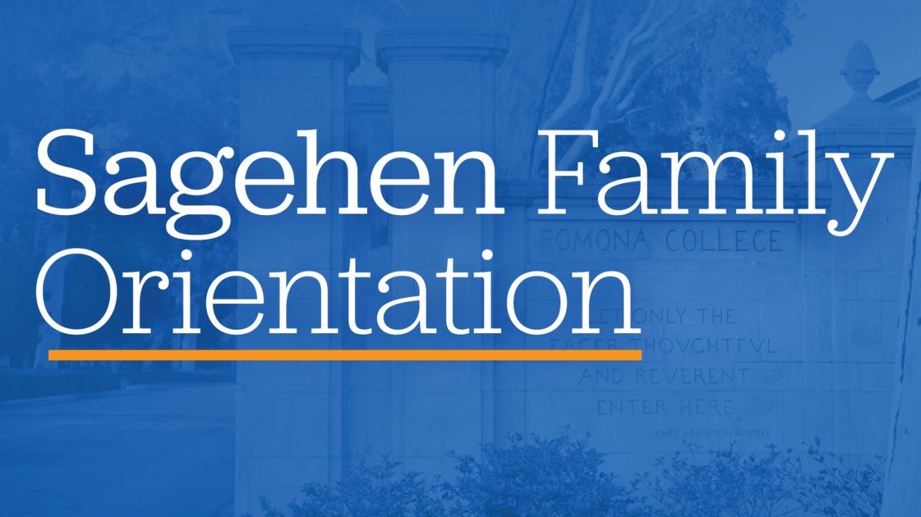 Sagehen Family Orientation