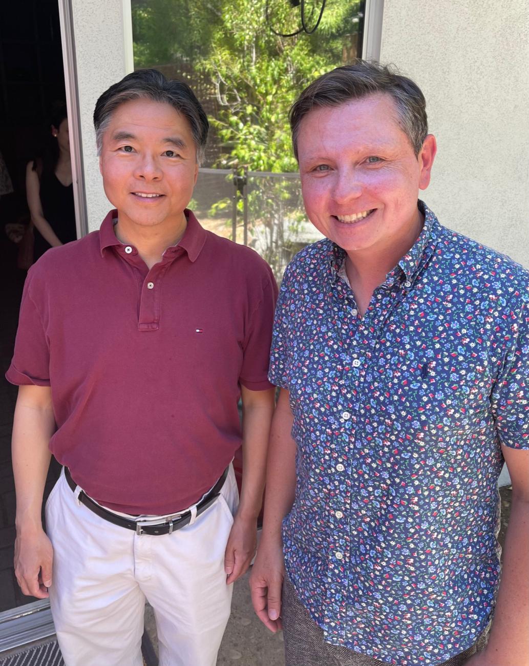 mietek boduszynski and congressman ted lieu