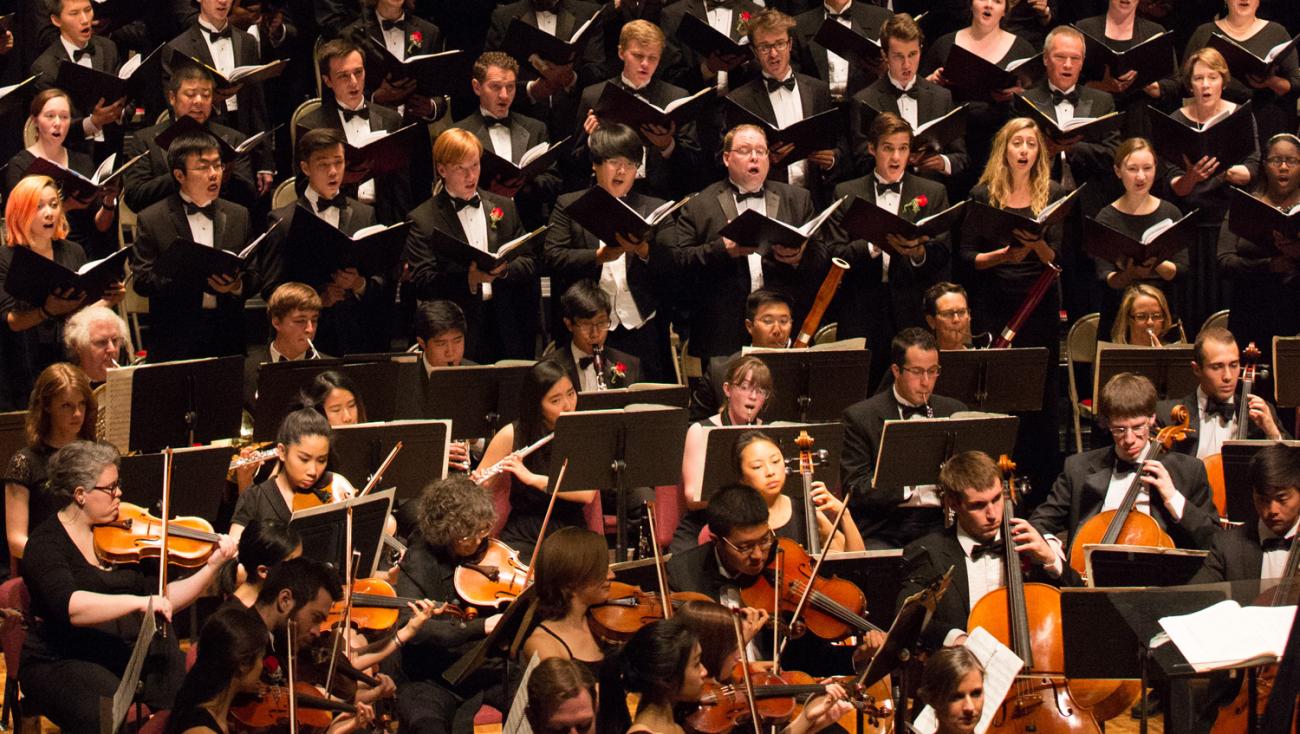 Pomona College Choir and Orchestra in concert Spg 2016