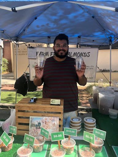 The Almond Guy at the Claremont Farmer's Market