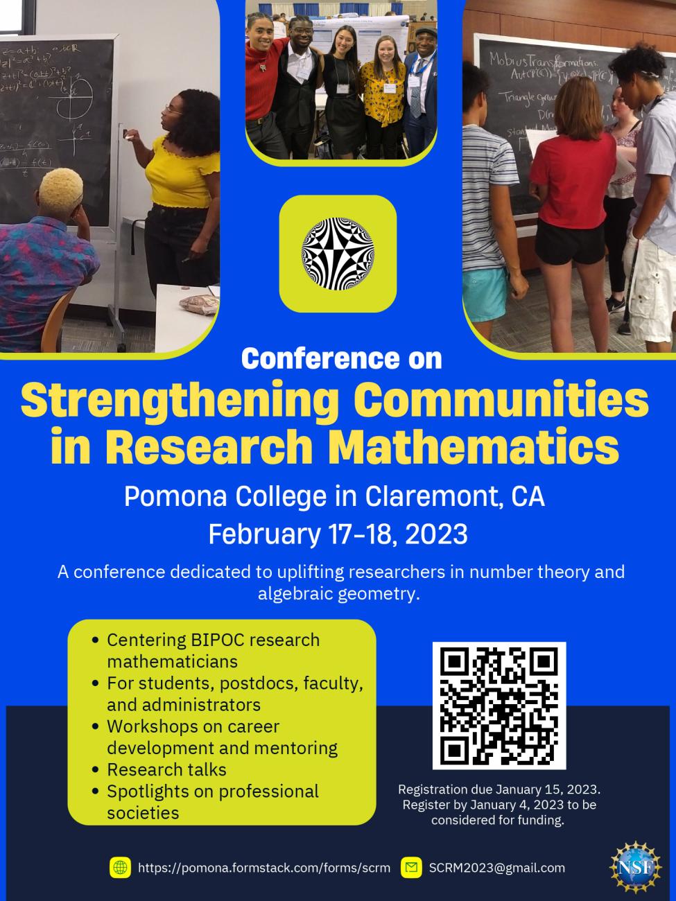 Strenthening Communities in Research Mathematics