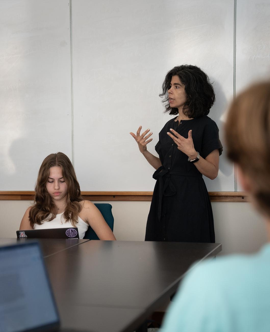 Prof. Joanne Nucho in class