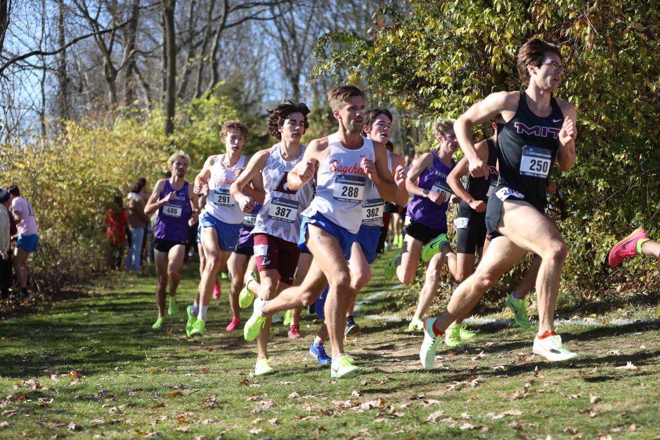 Colin Kirkpatrick runs in a race