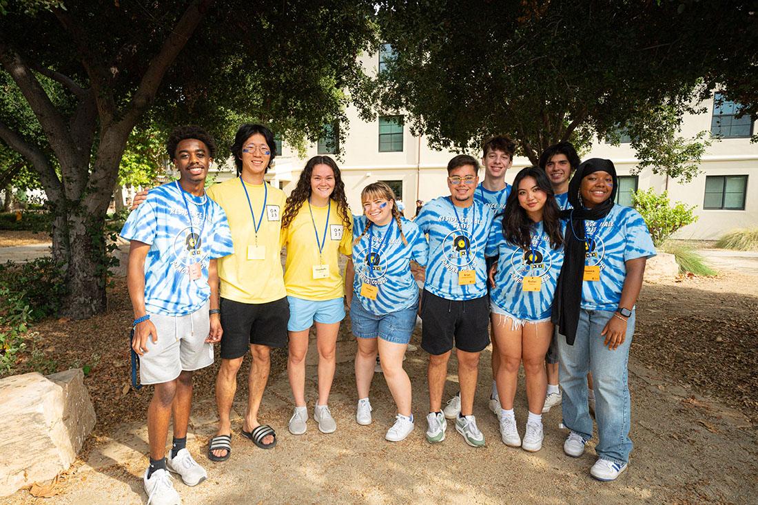 Orientation Adventure leaders and Housing and Residence Life student staff