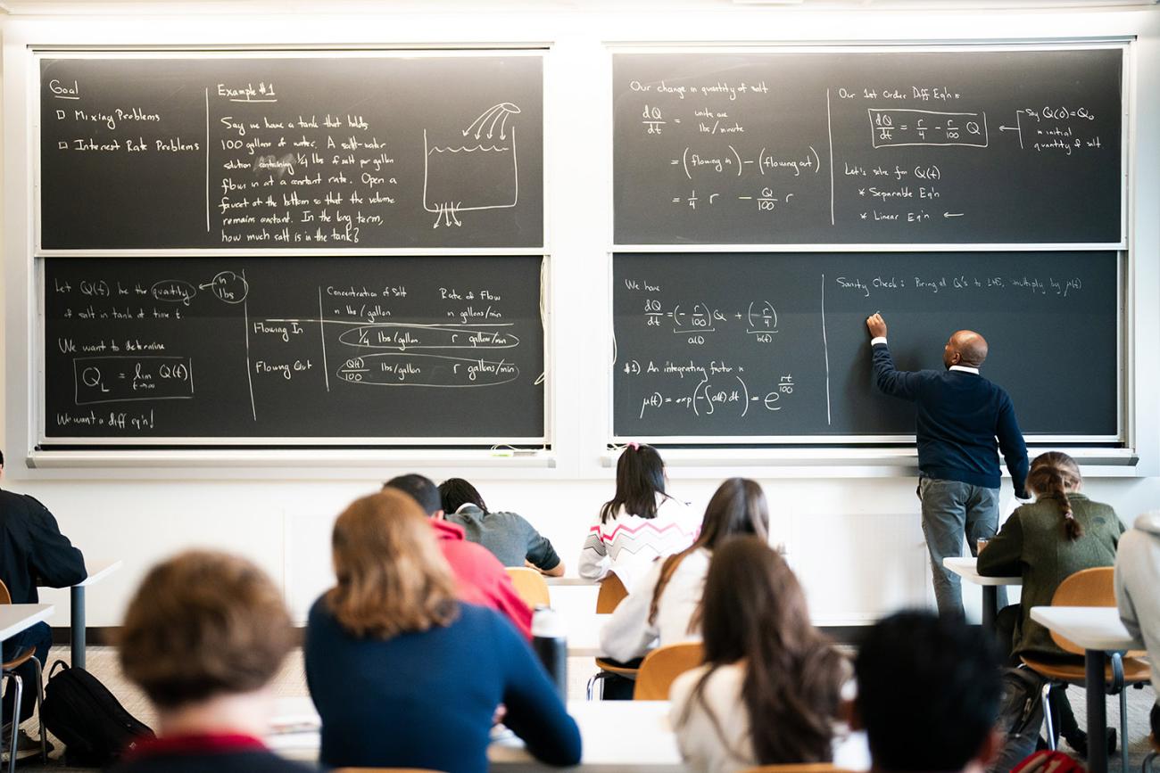 In class with Professor Edray Goins