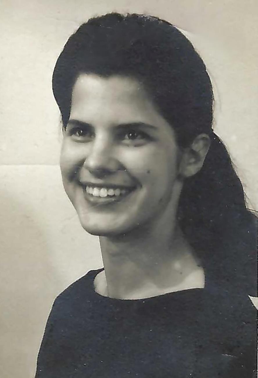 A black and white photo of Dale Phelps, Class of 1966, while a student at Pomona.