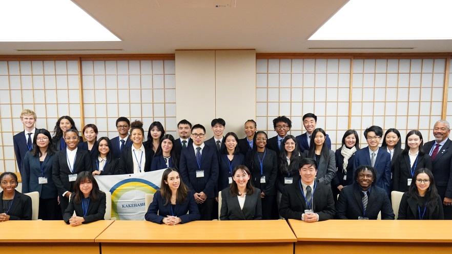Japan exchange program at Japanese parliament