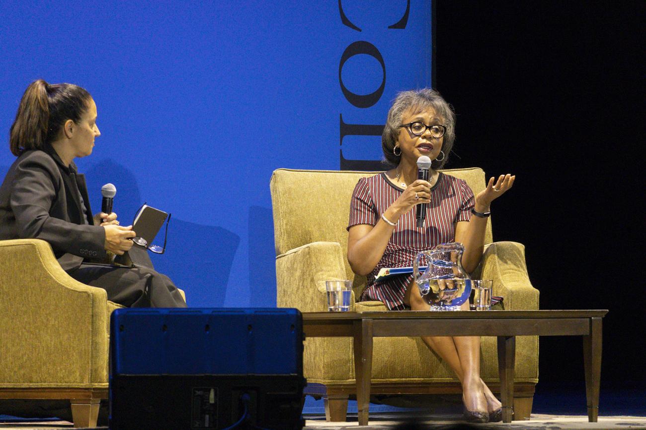Anita Hill speaks on campus