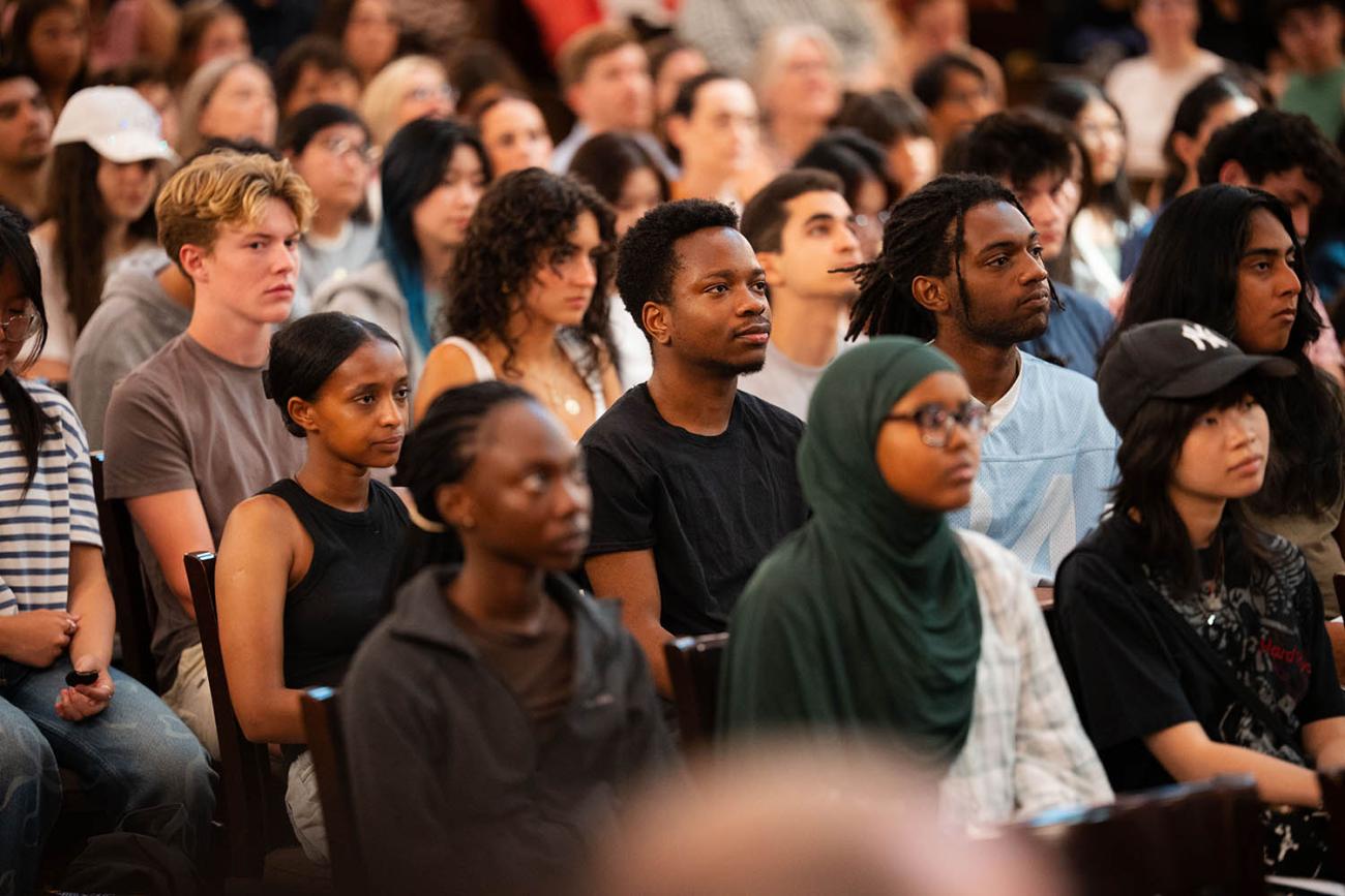 Students at Convocation