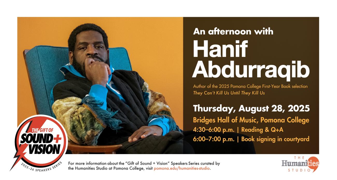 Hanif Abdurraqib event on Thursday, August 28, 2025