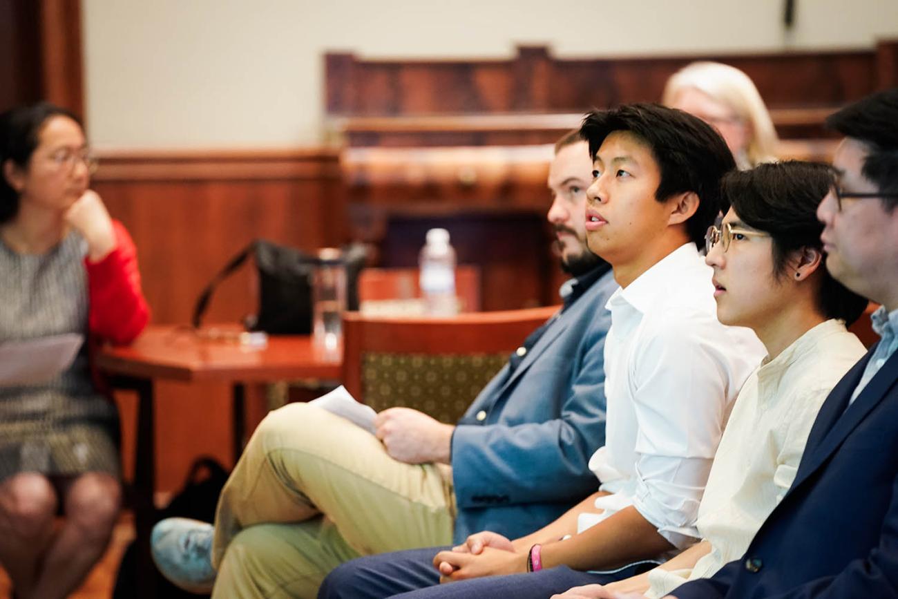 Holden Tsai at panel event