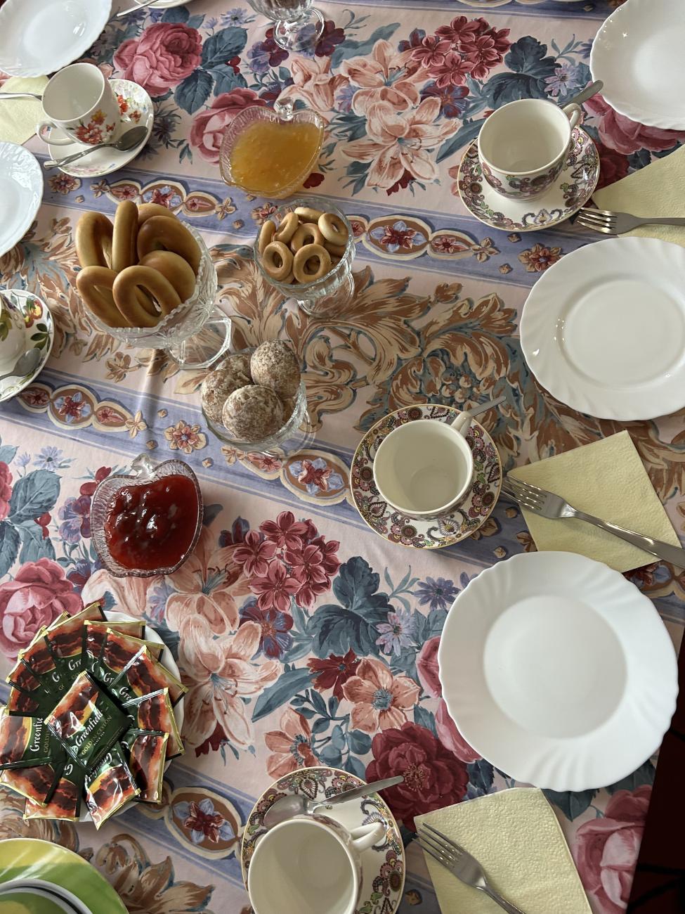 An assortment of food on a table