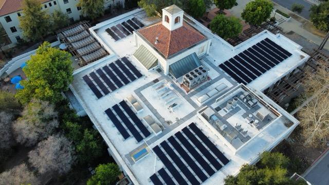 Building with rooftop solar