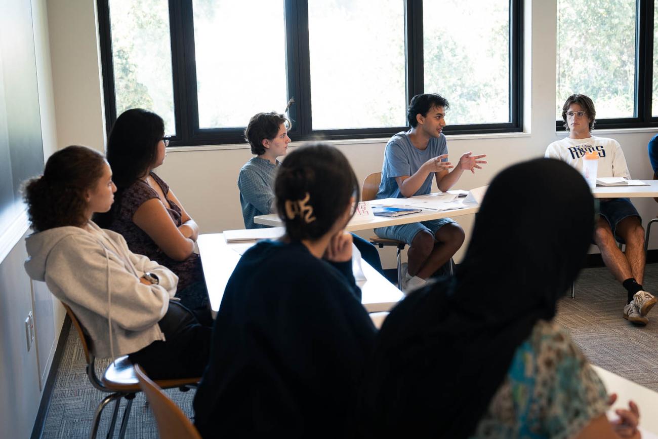 Students in Prof. Taylor McAdam's ID1 class.