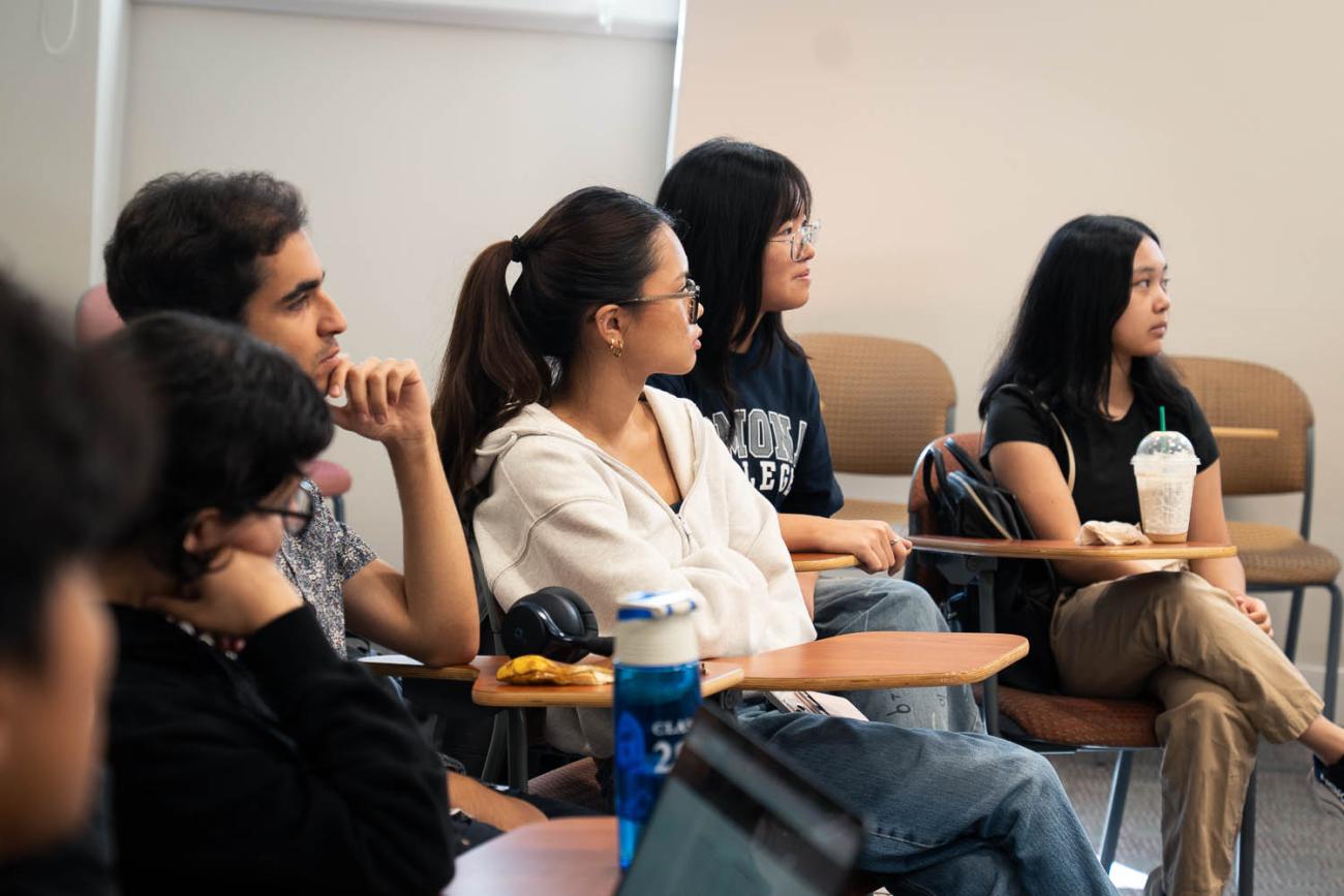 Students in Prof. Yuki Arita's ID1 course.