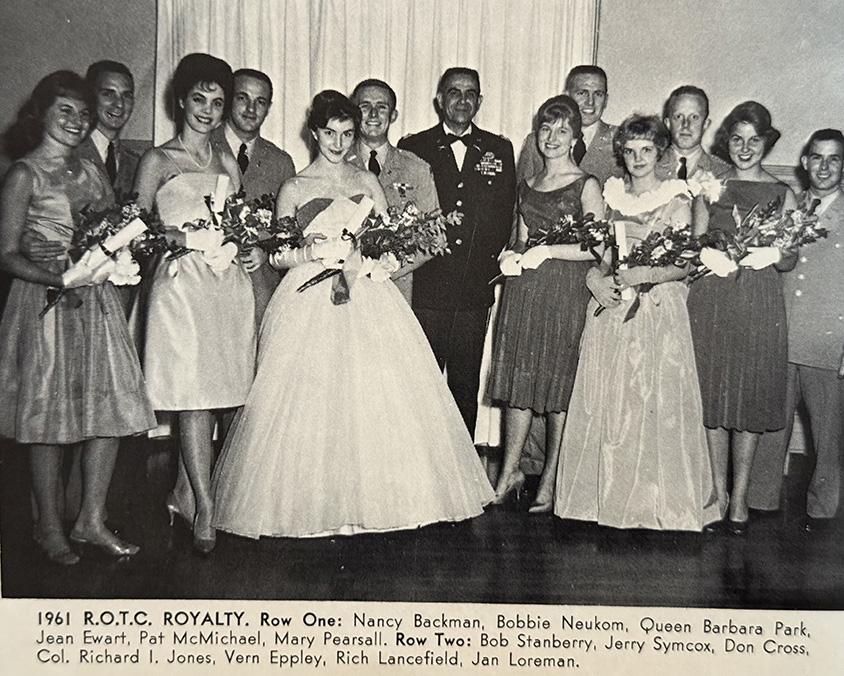 ROTC Royalty at Pomona in1962