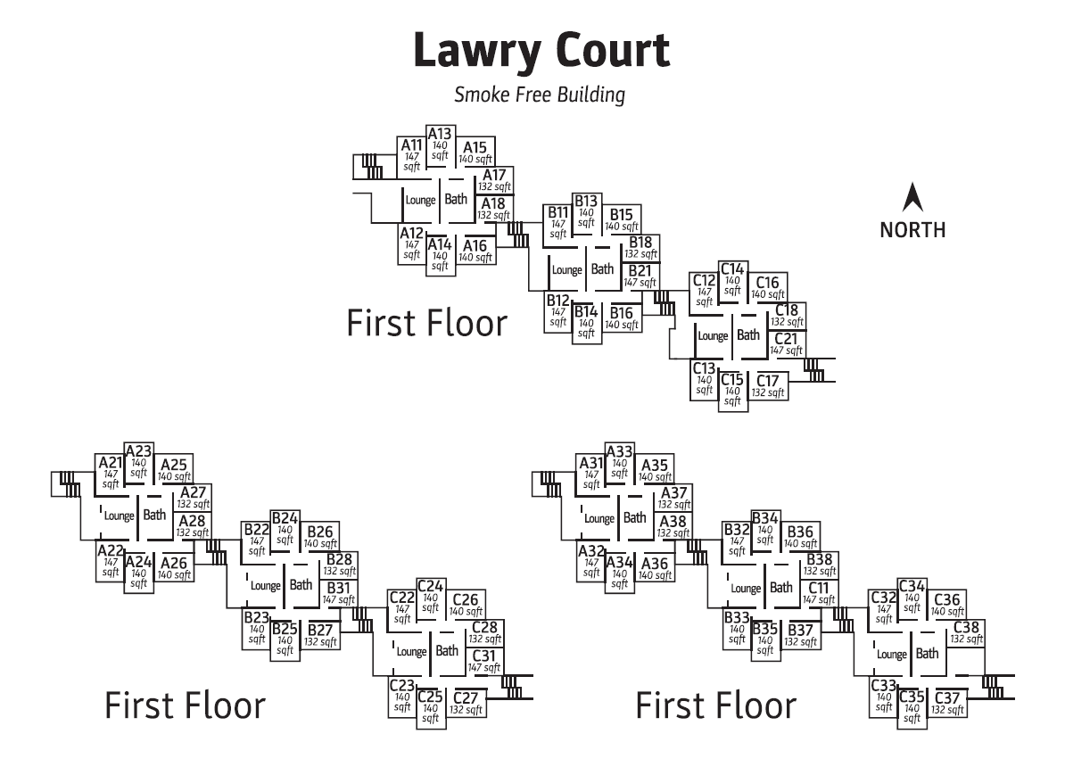 Map of Lawry Court