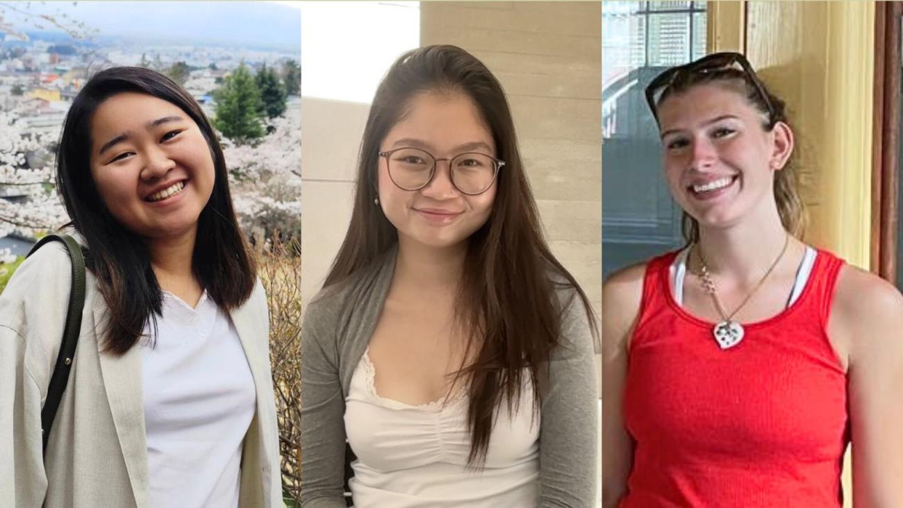 Three Oldenborg summer grants recipients