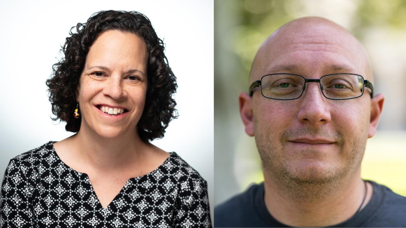 Lise Abrams and Pierangelo de Pace headshots