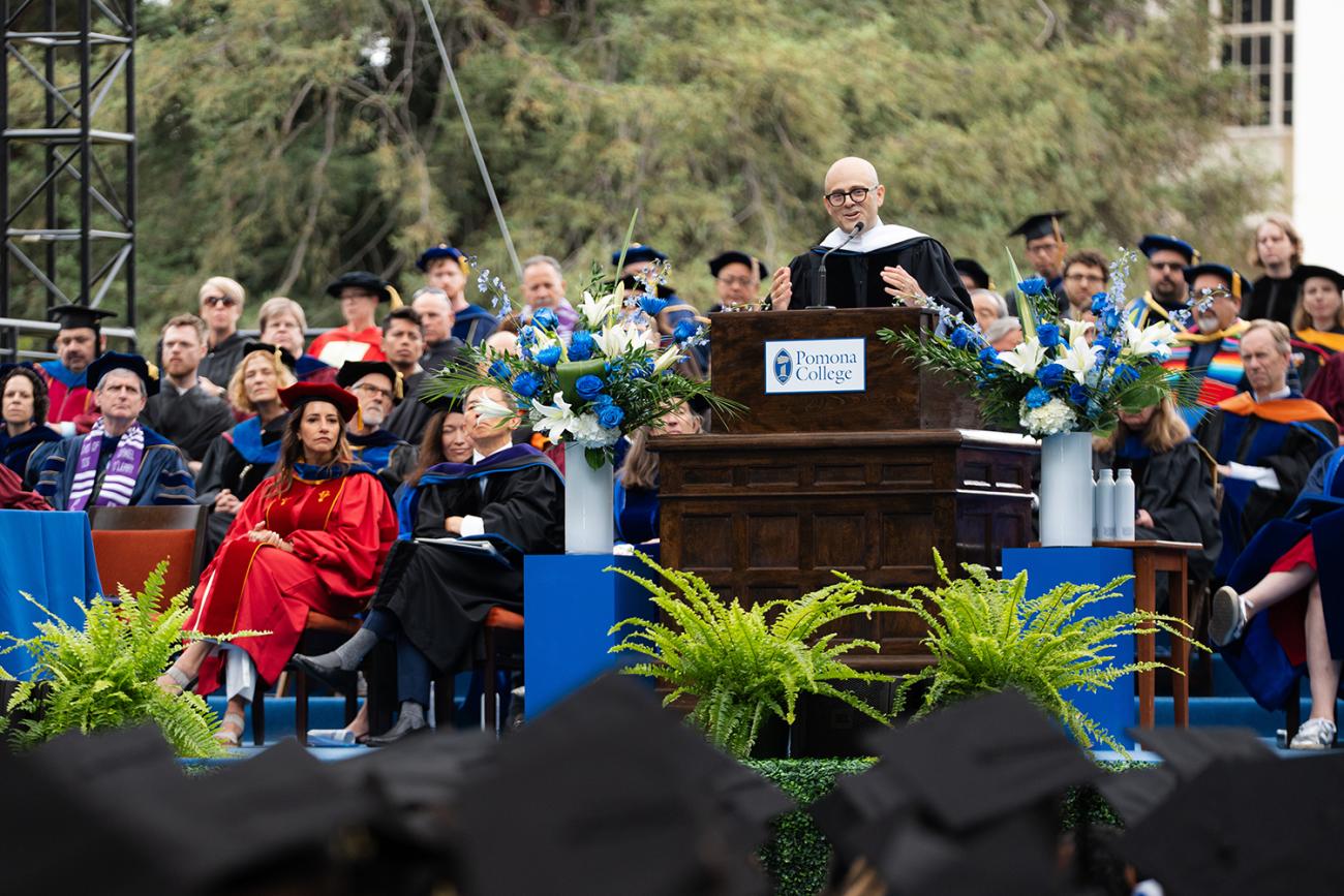 Daniel Ziblatt at commencement