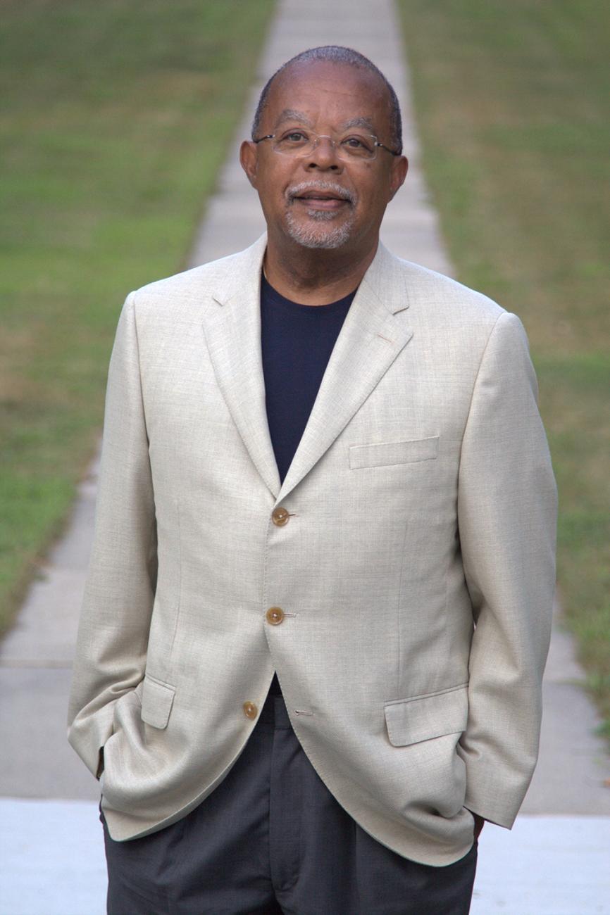 Henry Louis Gates, Jr. standing in path
