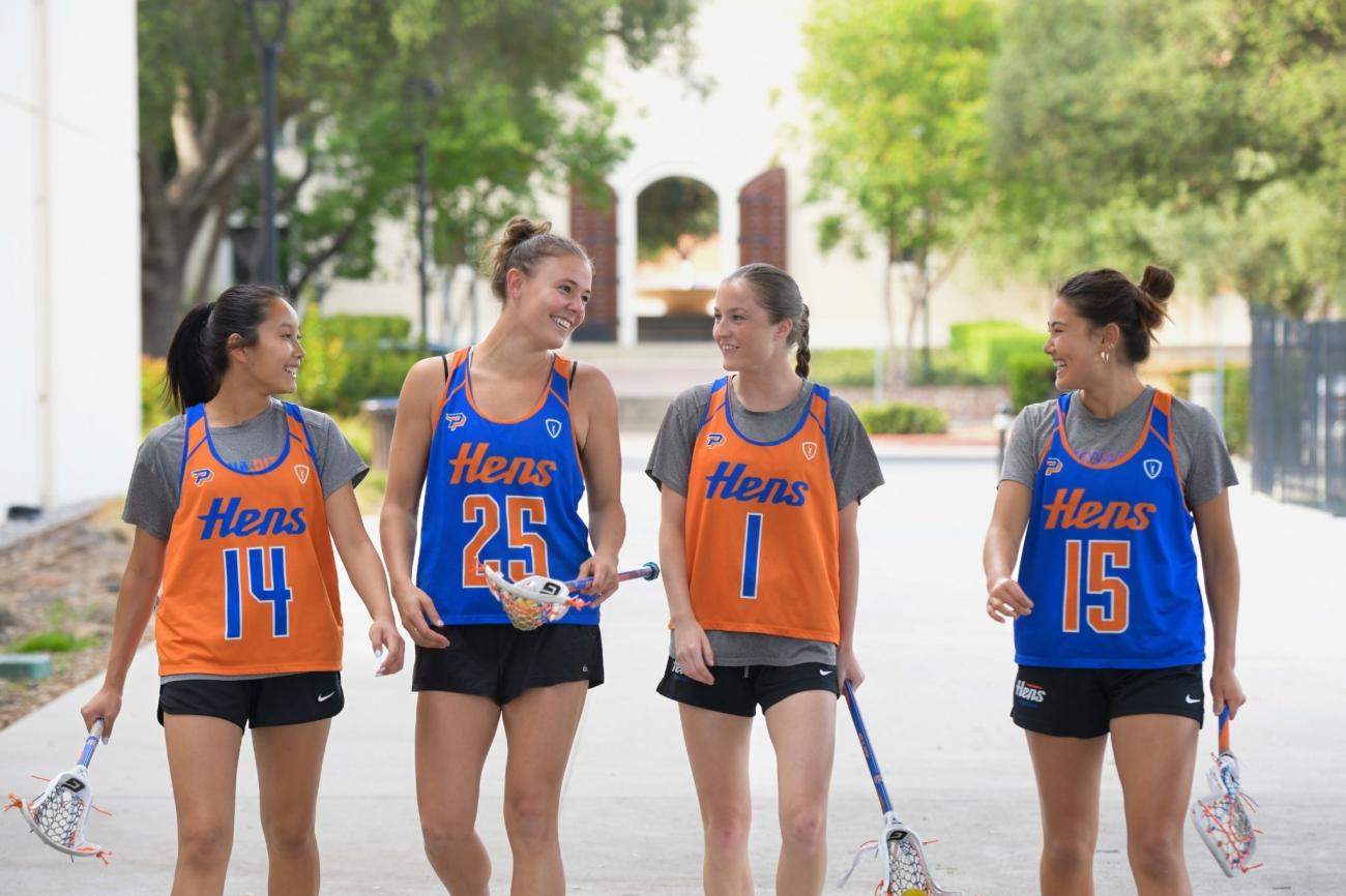 Pomona College lacrosse players