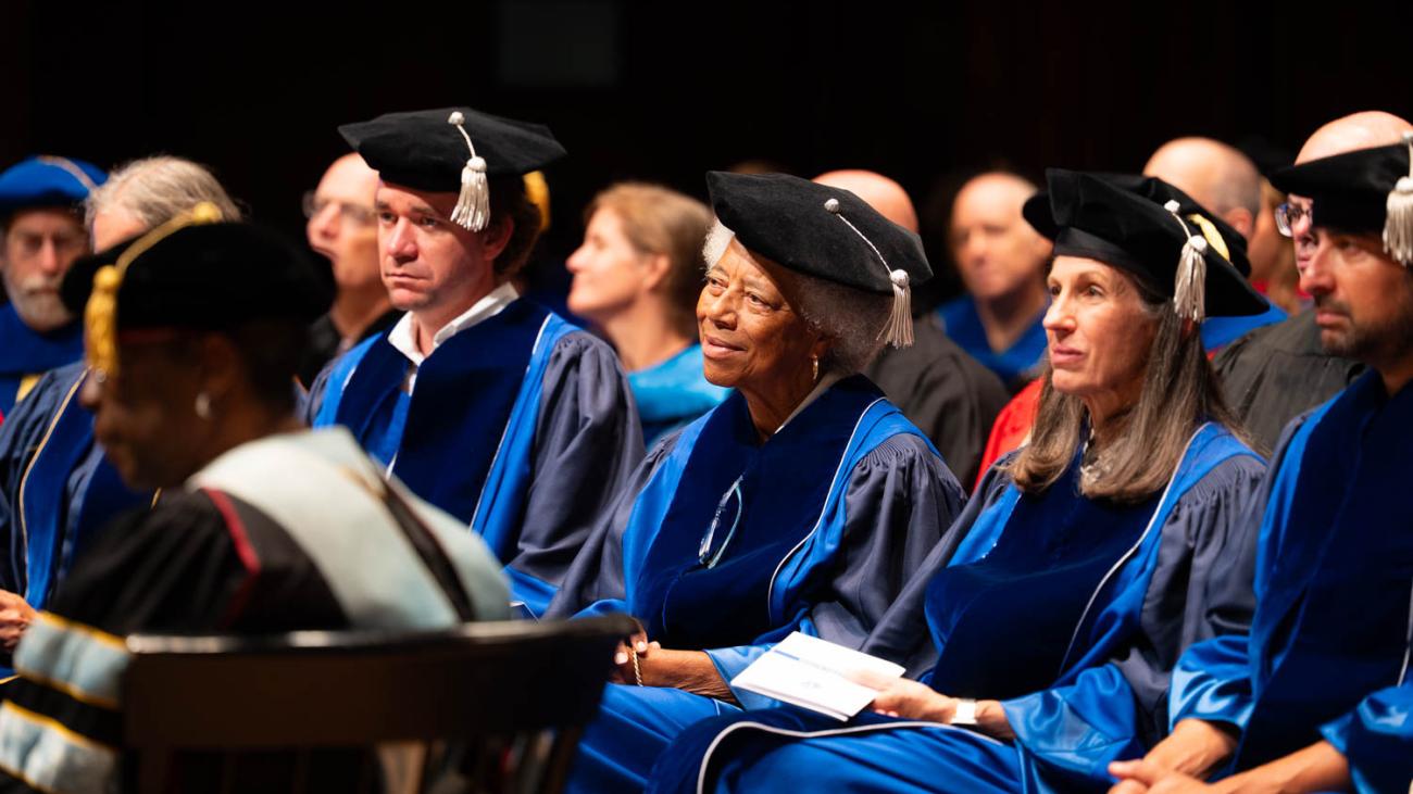 Onetta Brooks at Convocation