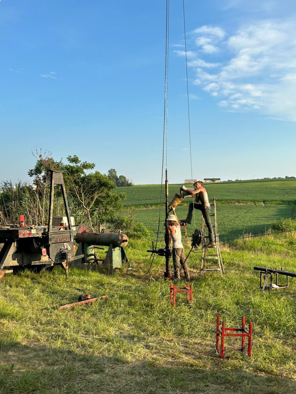 Tradewater experts plug an orphaned well.