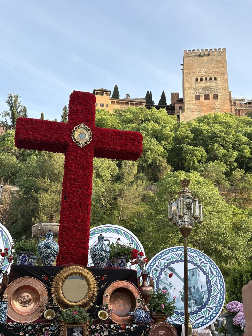 Cross in the Spanish countryside