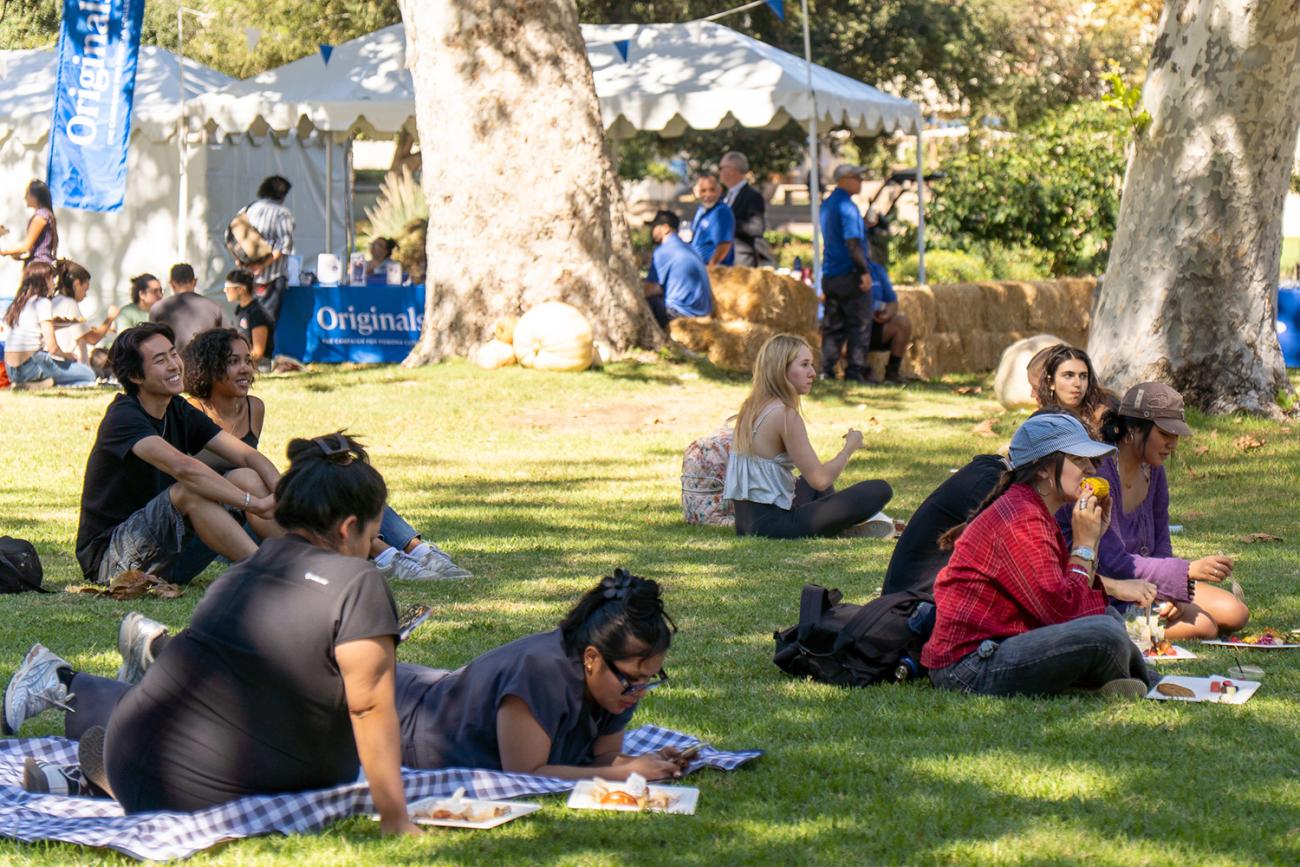 Students on Marston Quad