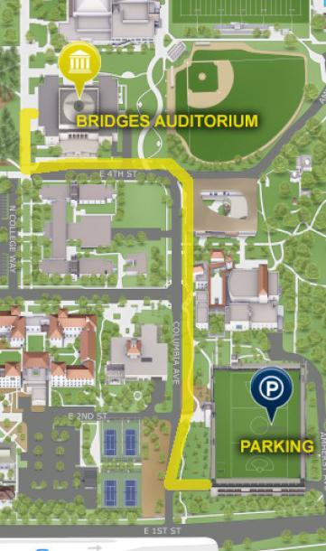 Bridges Parking Map